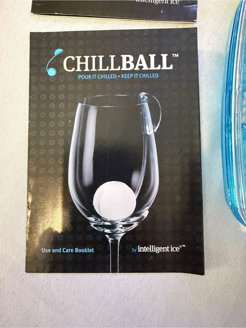 CHILLBALL and CHILL Rocks Ice Sphere Chilling Product -